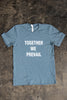 Together We Prevail T-Shirt | Heather Blue
